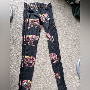 Adidas Farm Oncada Leggings Leopard Floral RARE
